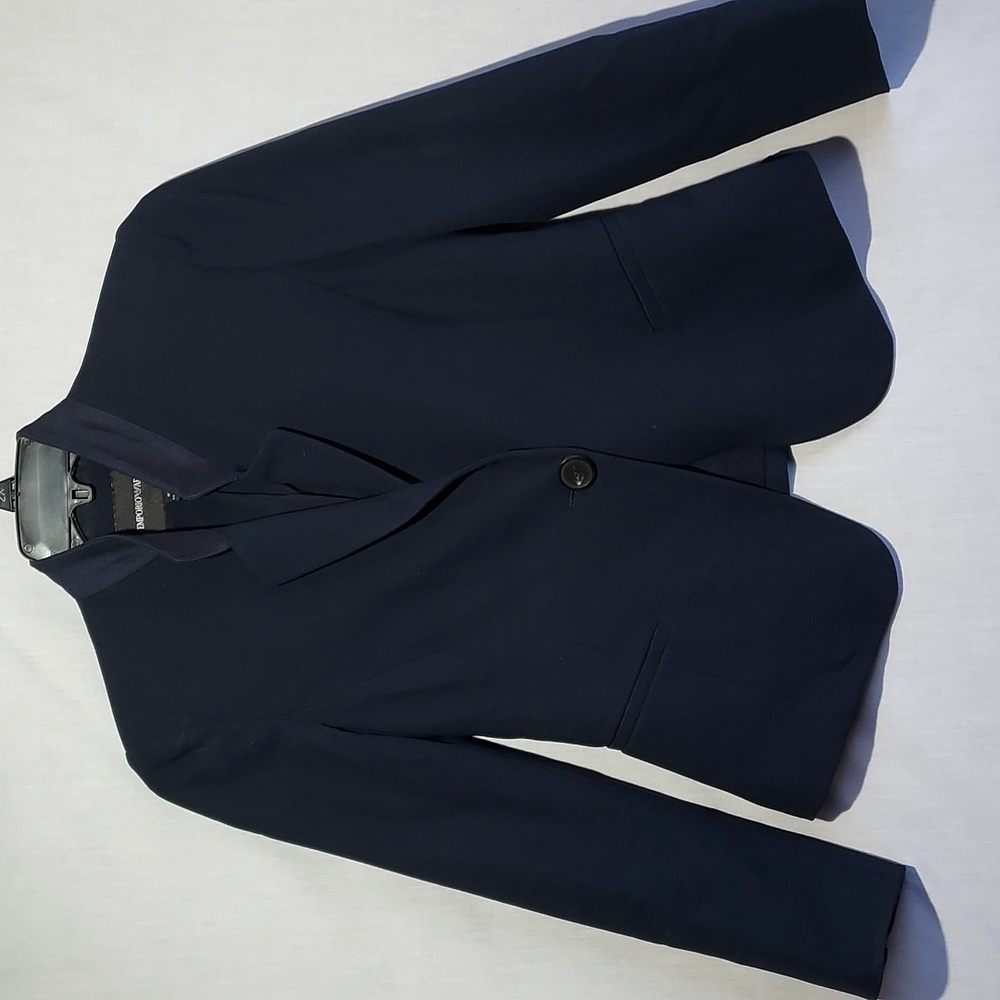 Authentic Emporio Armani women's one button blazer size 42.